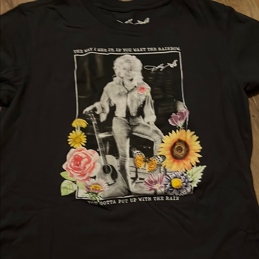 Black Graphic Short Sleeve Tee